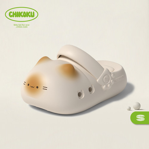 chikoku猫爪洞洞鞋女夏季