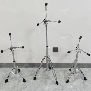 14英寸 25管加高军鼓架哑鼓架可升降折叠专业架子鼓双腿适合11