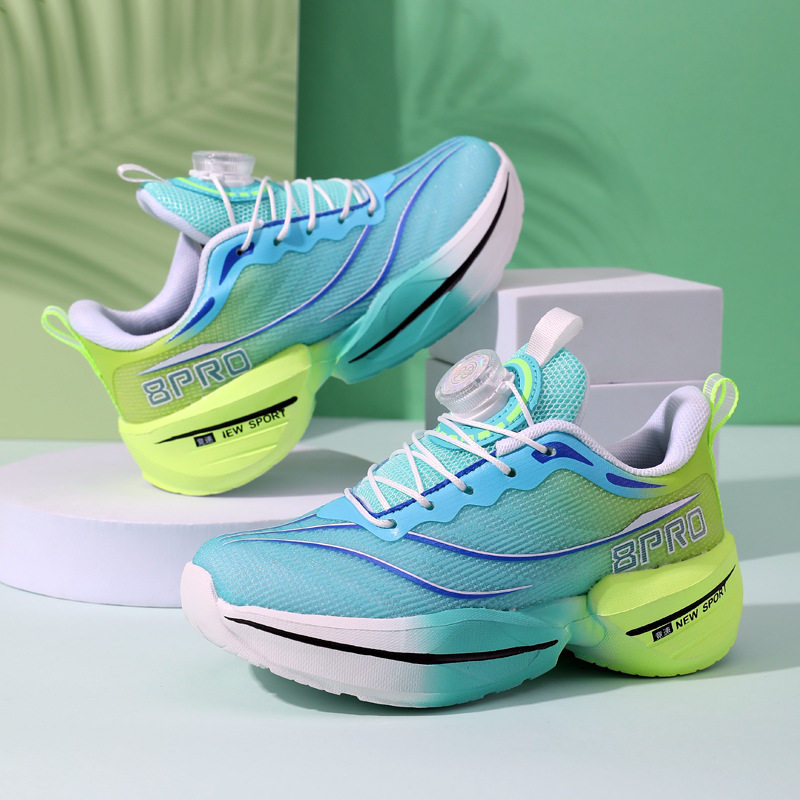 2025新款跑步鞋男童中小学生防滑旋转纽扣青少年夏季透气跑鞋,运动鞋new,童鞋/青少年鞋,淘宝优惠券,粉丝福利购,淘宝优惠卷