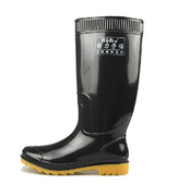 防滑防水雨靴雨鞋 华鹿男士 牛筋底雨靴低帮黑色厨房刷车高筒 包邮
