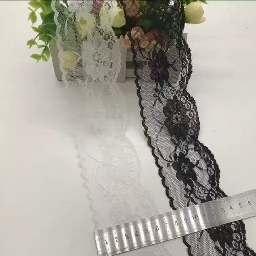 时尚蕾丝花边厂家长期现货DIY窗帘网纱内衣服饰裙摆装饰 花边辅料