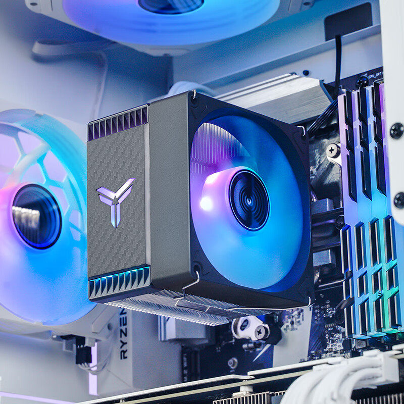 JOSBO CR1400 EVO COMPUTER CPU COOLER ARGB FAN WHITE DESKTOP CR1000 TOWER AIR COOLER