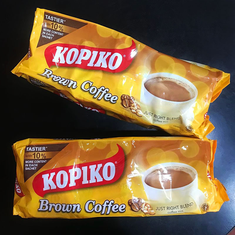 印尼原装进口速溶咖啡可比可KOPIKO Browncoffee黄糖27.5g*30包