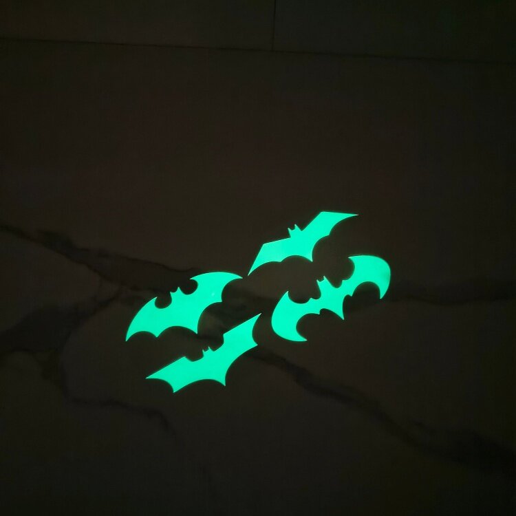 蝙蝠侠车贴车身车尾车门夜光贴划痕贴纸遮挡贴纸创意手机装饰贴纸