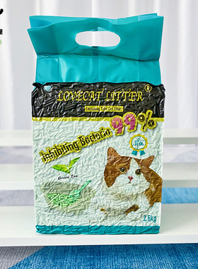 lovecat猫砂豆腐砂天然无尘绿茶豆腐结团除臭猫砂猫沙2.5kg*6包