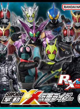 现货 万代 盒蛋 食玩 假面骑士 掌动 XX 01金属蝗虫 BLACK RX OOO