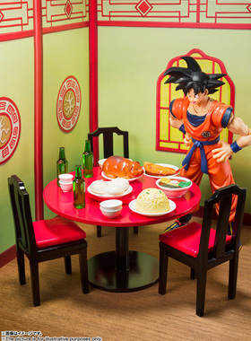 现货 万代 SHF 七龙珠Z 孙悟空 的 八分饱套餐 酒席 场景 配件包