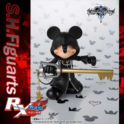 现货 万代 shf 王国之心2 国王米奇 king mickey 米老鼠 游戏角色