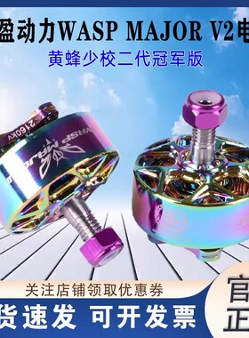 致盈动力RCinpower黄蜂少校二代冠军版WASP MAJOR V2无刷5寸电机