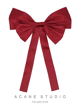 ACANE 吴谨言同款大蝴蝶结发夹网红气质文艺复古超仙弹簧夹头饰品