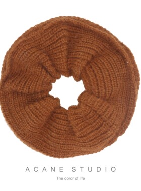 ACANE 毛线秋冬季文艺复古气质个性美拉德简约百搭大肠发圈头饰品