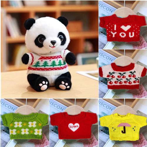 棉花娃娃衣服30厘米玩偶替换毛衣泰迪小熊毛绒玩具公仔定制配件饰