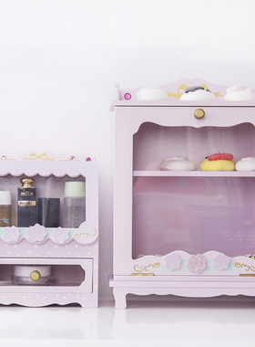 swimmer昭和风玫瑰黏土收纳作品展示柜少女心收纳盒果酱首饰盒