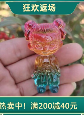 水晶哪吒之魔童闹海摆件哪吒敖丙