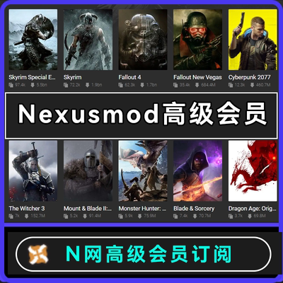 N网nexusmods高级会员