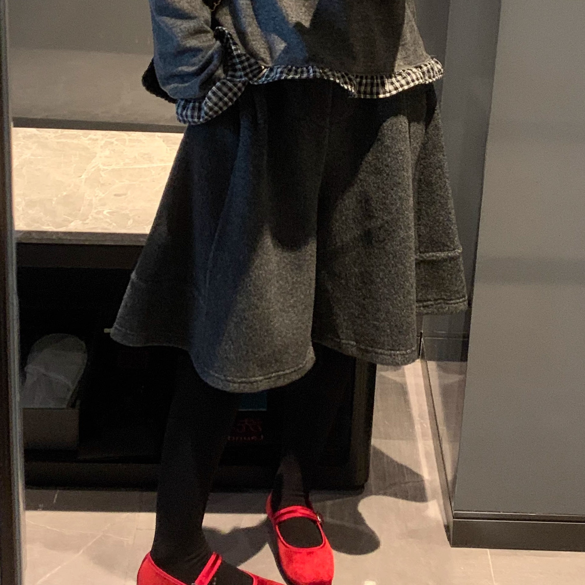 秋冬毛呢垂感阔腿显瘦百搭短裤