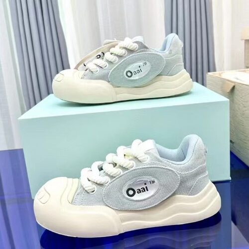 Ocai原创丑萌厚底开口笑大头鞋