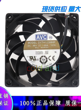 原装AVC 12038 DYTH1238B8F 48V 1.80A Y065 华为服务器工业风扇