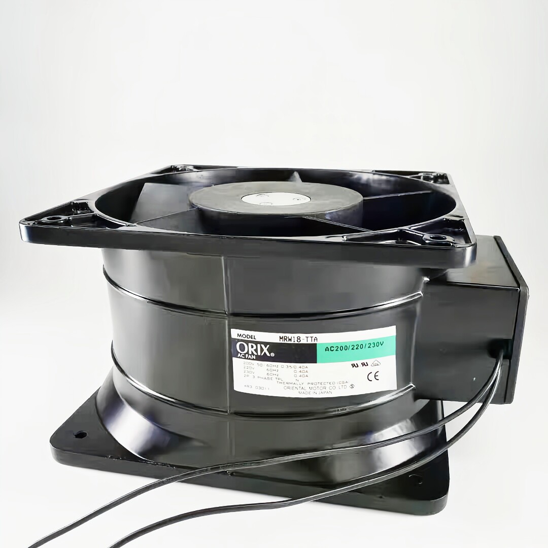 原装东方ORIX MRW18-TTA 18CM 180110 230V 双叶金属框变频器风扇