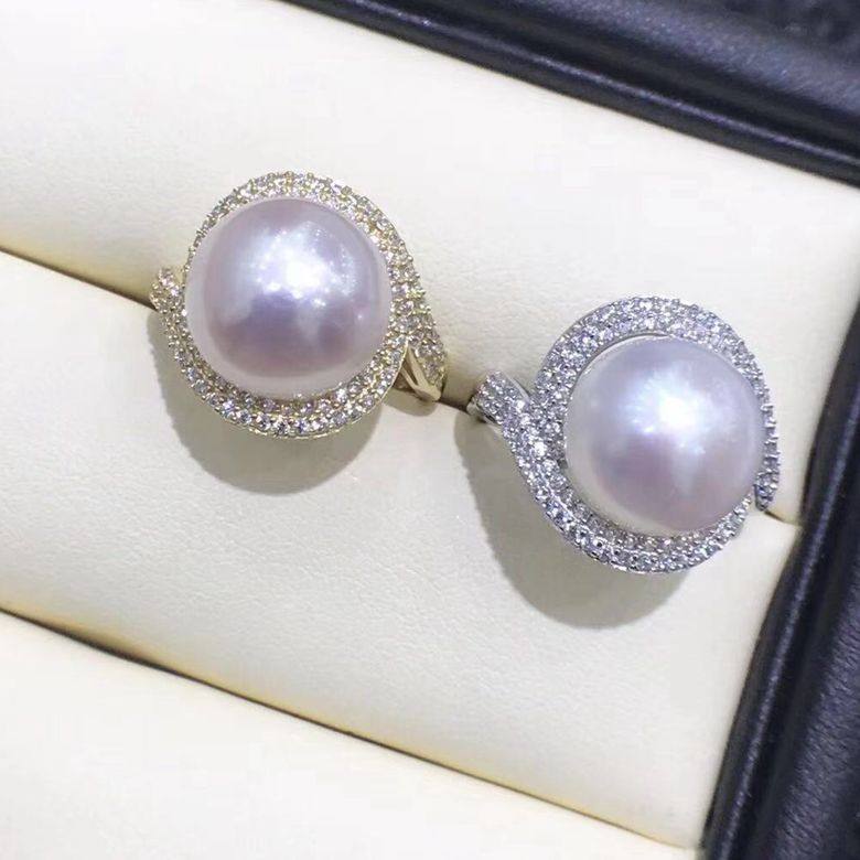 珍珠可调节长源纯银锆石