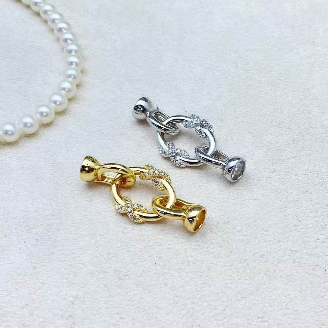DIY S925纯银扣 天然珍珠项链扣手链扣毛衣链扣K金工艺装饰扣银饰,饰品/流行首饰/时尚饰品新,其他DIY饰品配件,淘宝优惠券,粉丝福利购,淘宝优惠卷