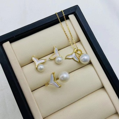 diy饰品配件天然珍珠s925工艺