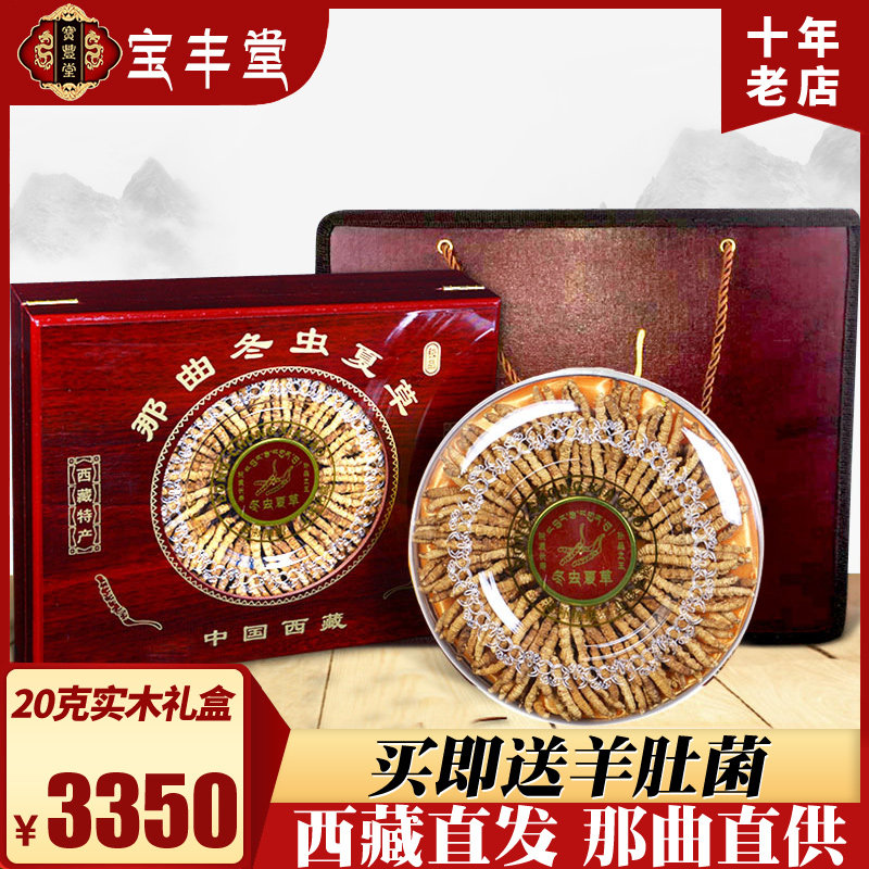 【西藏直发】那曲冬虫夏草 西藏新鲜虫草4根/克  20克礼盒装送礼|msdalam kategori makanan berkhasiat tradisional, Cordyceps - dari Buy2taobao.com untuk memberikan perkhidmatan ejen Taobao profesional membeli