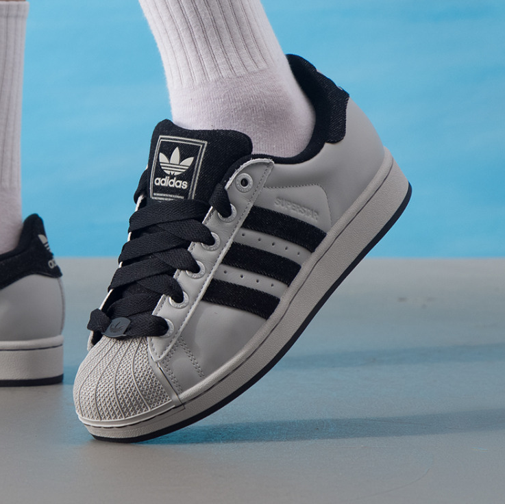 阿迪达斯男女经典贝壳头低帮板鞋