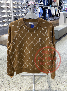 MLB男装女装秋冬新款情侣运动服时尚休闲针织卫衣套头衫3AMTM0144