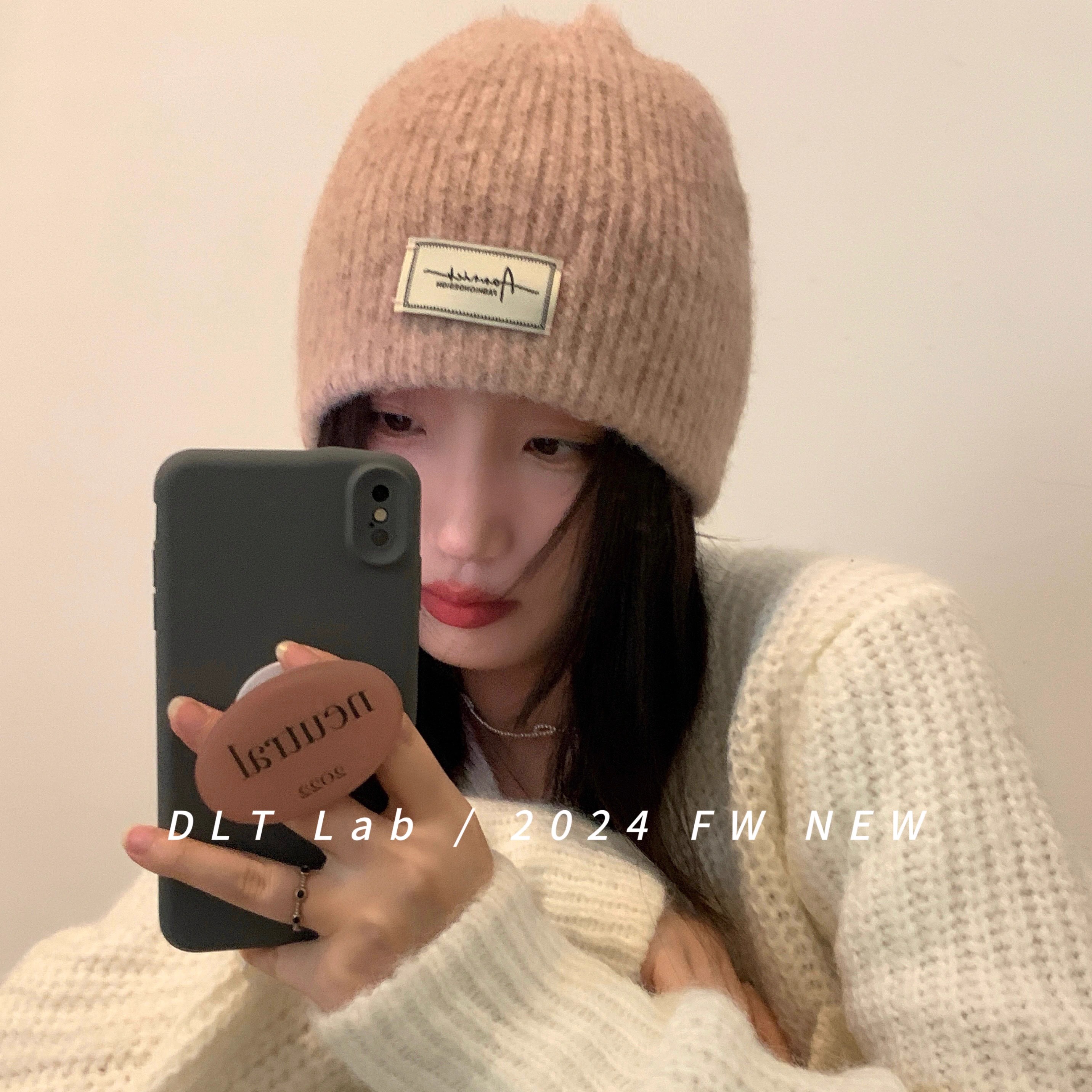 出游针织帽堆堆帽女百搭秋冬