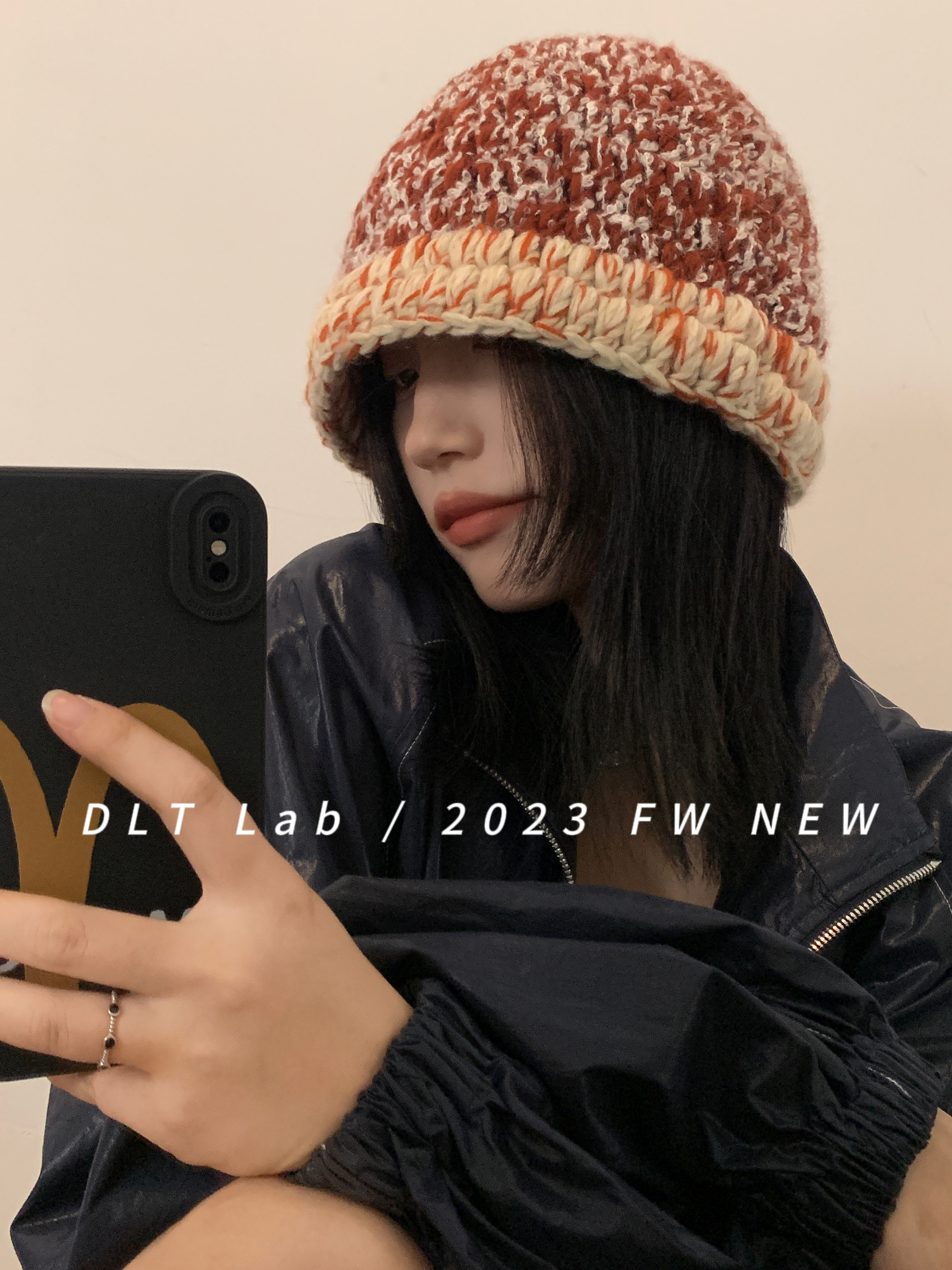 针织帽逛街休闲女秋冬保暖彩色