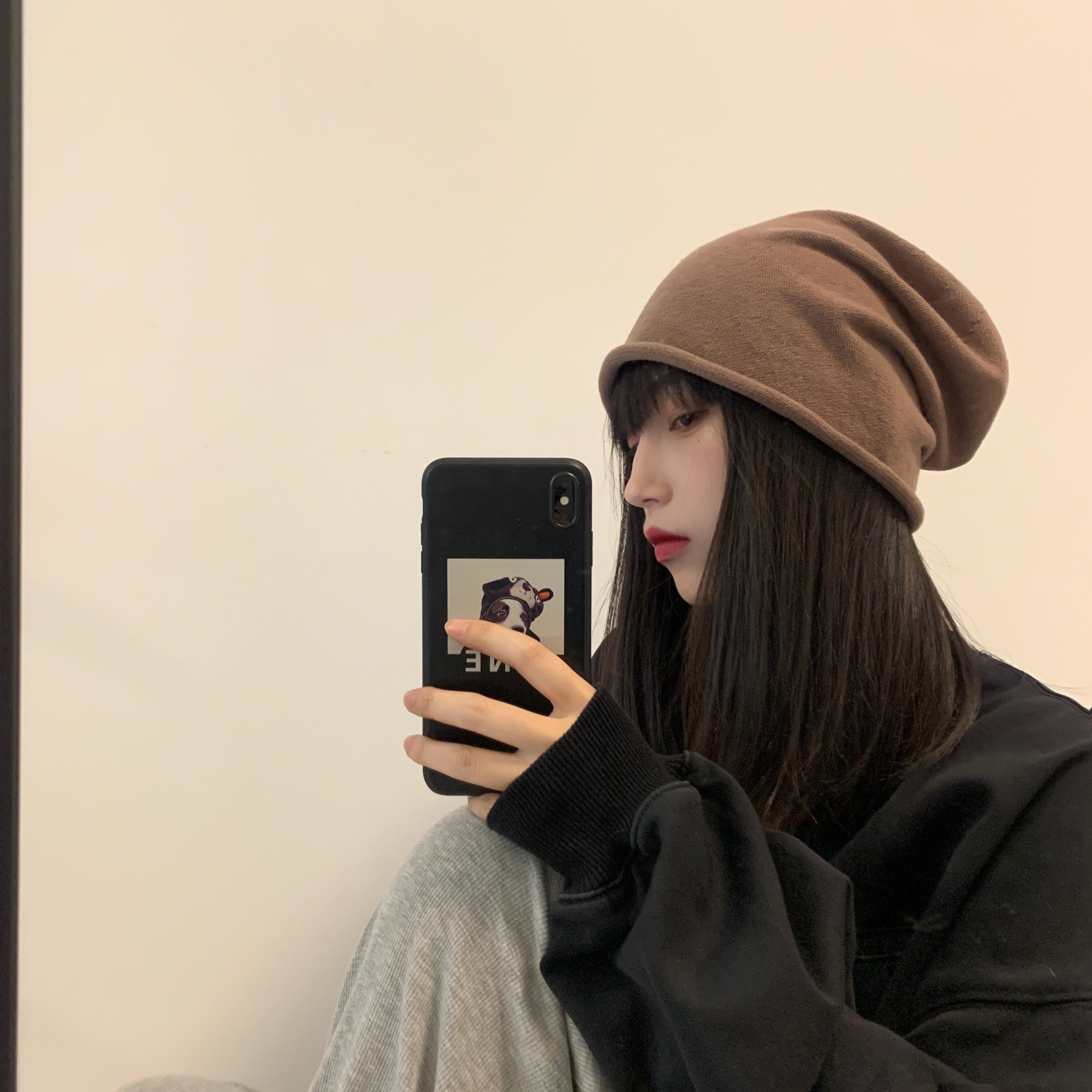 美式风针织毛线帽子新品