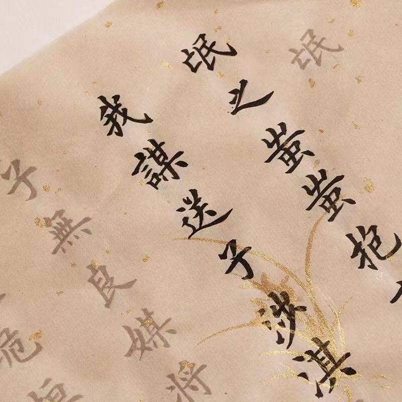 氓 全文小楷毛笔字帖描红洒金宣纸初学者书法入门临摹钢笔式软笔