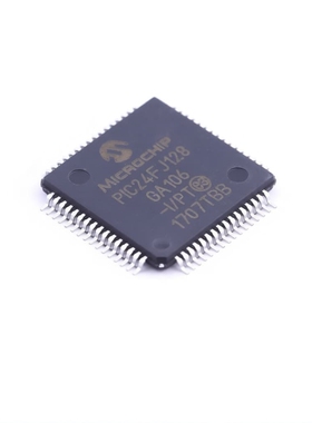 原装正品 PIC24FJ128GA106-I/PT TQFP-64 16位微控制器
