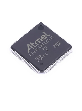 原装正品 AT91SAM7XC512B-AU LQFP-100 16/32位微控制器