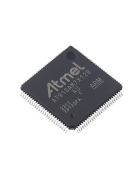 原装正品 AT91SAM7X128C-AUR LQFP-100 16/32位微控制器