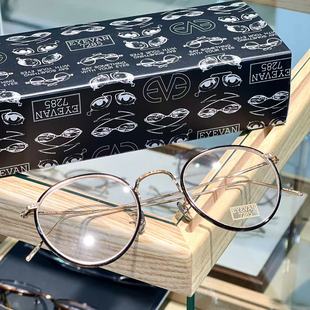 纯钛近视镜架日本手工眼镜正品 EYEVAN7285 717W眼镜框陈冠希同款