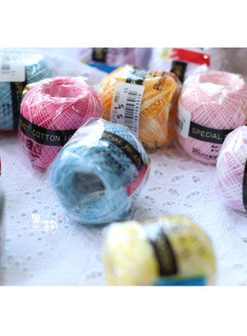 三团包邮奥林巴斯金票40蕾丝线日本进口微钩钩胸针耳环diy手工礼