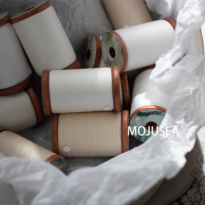 MKE微钩蕾丝线细线木轴花草玩偶