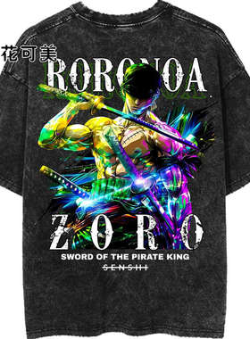 RORONOAZORO短袖全棉宽松t恤