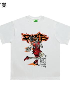 Hellstar Studios Reach your Inner T骷髅重工艺短袖纯棉T恤地狱