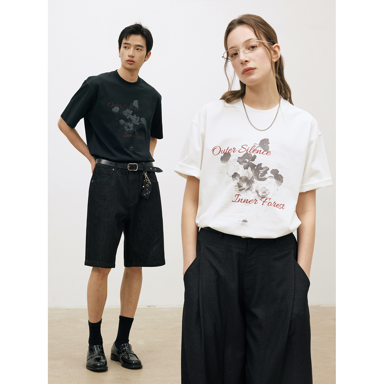 LR MADE 26SS 凉感Sorona? 撞色虚幻水墨纹花卉