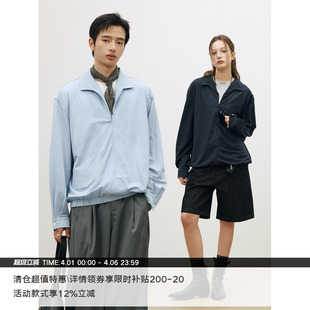 假两件防晒衫 26SS 拼接长袖 衬衫 天丝麻 MADE 内层COOLMAX®