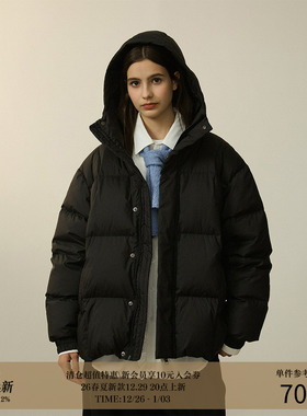 LR MADE 24AW鲁道夫三防 气凝胶蓄热 90白鸭绒保暖连帽羽绒服外套