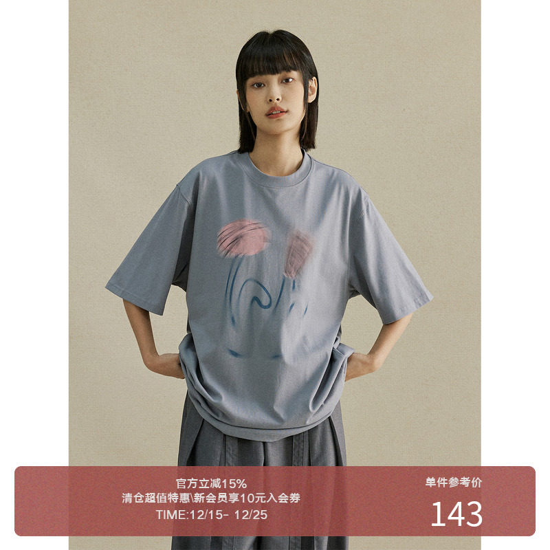 LRMADE24SS幻影花卉短袖T恤