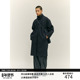 纯色中长款 毛呢大衣 简约重磅 可拆袢扣立翻领 MADE 24AW