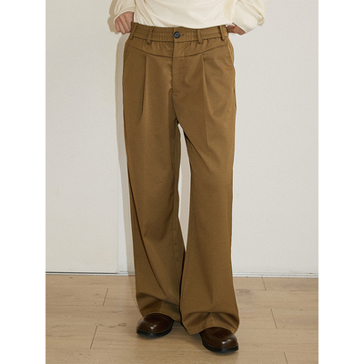 LRMADE羊毛混纺直筒西裤