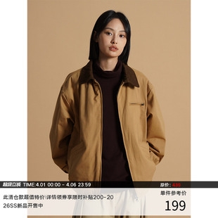 Boxy短宽Cleanfit 日系工装 复古夹棉外套底特律夹克 MADE