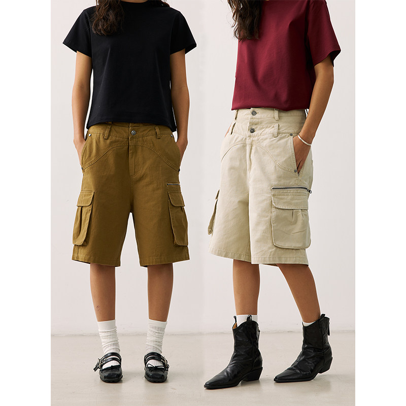 LR MADE ˫������ ϴ������ �Ʒ�ѹ�� í���������װ�޶̿���ɫ XS  169Ԫ