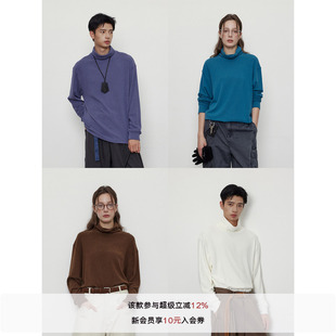 LR MADE EcoCosy®自发热保暖 雾感色 微绒感高领长袖衫T恤